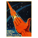 affiche de propagande sovietique