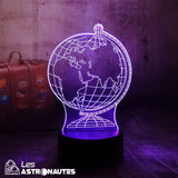 lampe acrylique planete terre