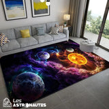tapis coloré espace