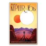 Poster Vintage Planète Kepler-16b