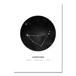 affiche constellation capricorne