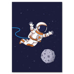 Affiche Enfant Cosmonaute