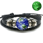bracelet planete terre fluorescent