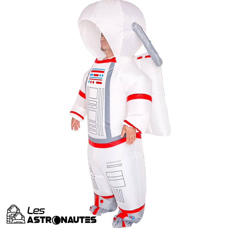 Costume Astronaute Adulte Gonflable Avec Jetpack - Déguisement NASA - Taille Unique - Pour Halloween, Carnaval, Fêtes - 11