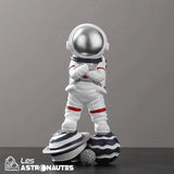 figurine astronaute conquérant argent
