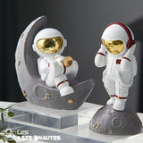 Figurine Astronaute Trompettiste Resine