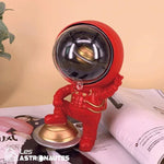 figurine astronaute voyageur rouge
