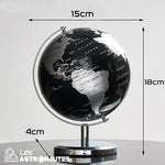 globe terrestre décoratif noir
