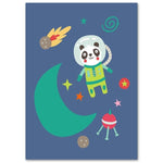 Poster Bébé Panda Astronaute
