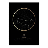 poster constellation gemeaux