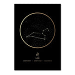 poster constellation lion