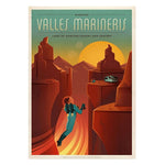 poster vintage Valles Marineris