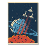 poster vintage vaisseaux spatiaux