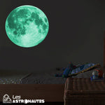 Sticker Mural pleine Lune Fluorescent
