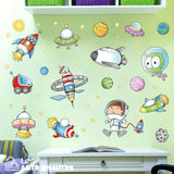 stickers muraux enfant chambre astronaute